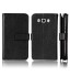 Galaxy J2 Prime Double Wallet Leather Case - Black