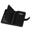 Galaxy J2 Prime Double Wallet Leather Case - Black