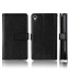 Sony Xperia Xa Double Wallet Leather Case Detachable - Black