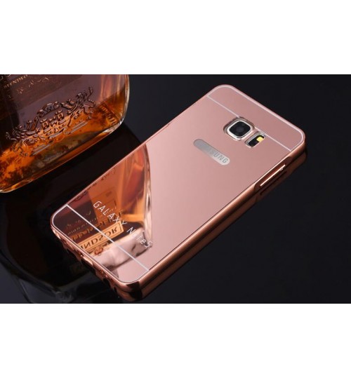 Galaxy NOTE 5 Slim Metal bumper with mirror back cover case