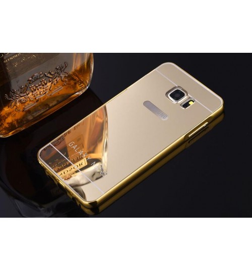 Galaxy NOTE 5 Slim Metal bumper with mirror back cover case