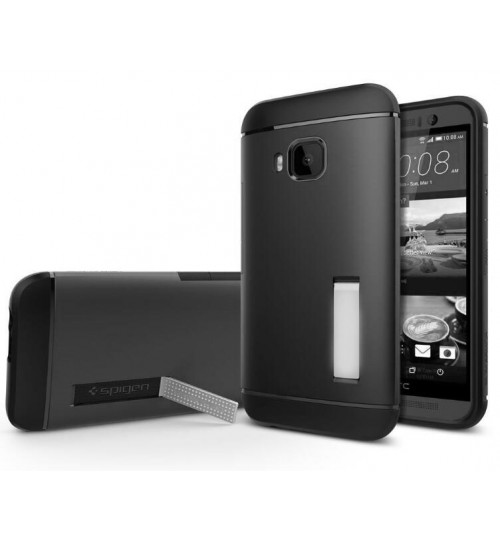 HTC One M9 impact proof Hv duty kickstand case