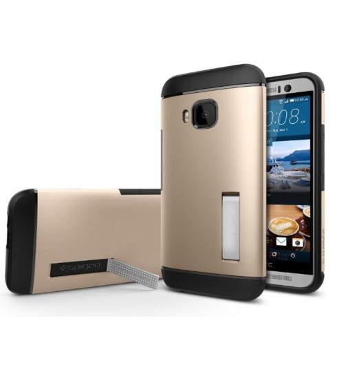 HTC One M9 impact proof Hv duty kickstand case