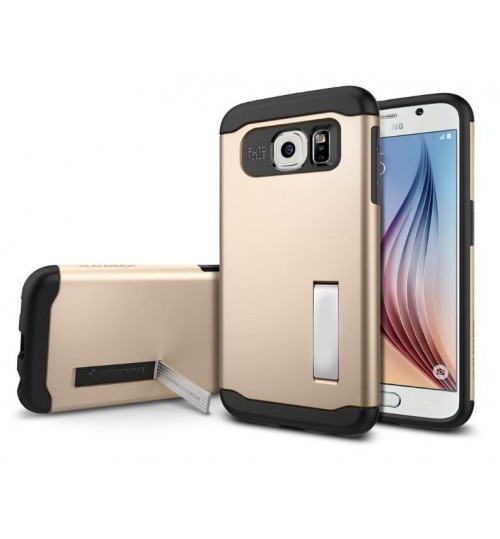 Galaxy S6 impact proof Hv duty kickstand case