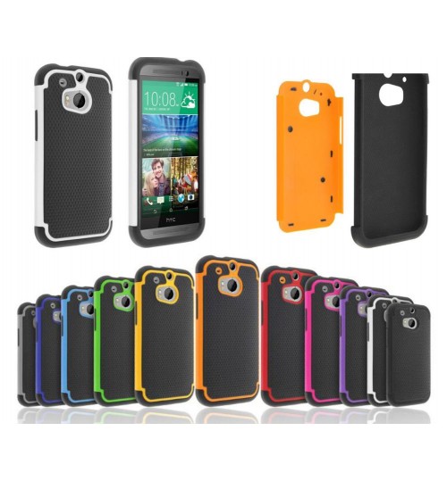 HTC One M8 three-piece heavy duty case