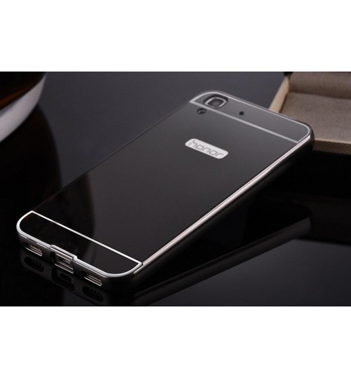 Huawei Y6 metal bumper w back case+Combo