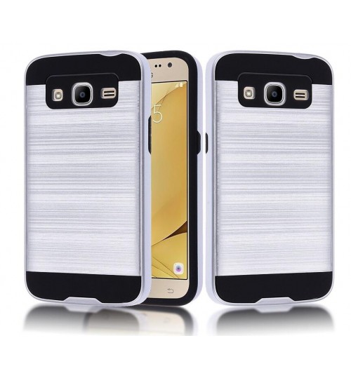 Galaxy J2 impact proof hybrid case brushed+Combo