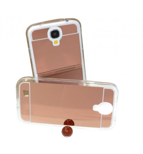 Galaxy S4 Soft Gel TPU Mirror back Case