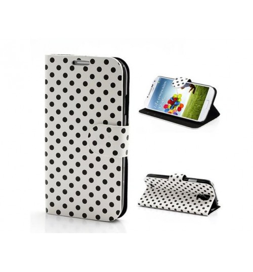 Galaxy S4 Polka Dot WALLET case