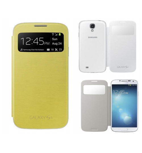 Samsung Galaxy s4 case Flip window view case