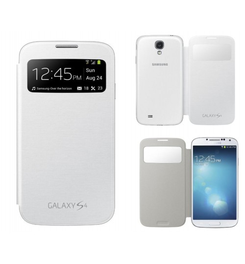 Samsung Galaxy s4 case Flip window view case