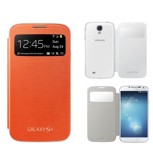 Samsung Galaxy s4 case Flip window view case