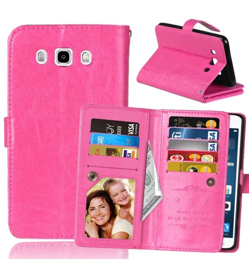 Galaxy J2 PRIME double wallet leather case