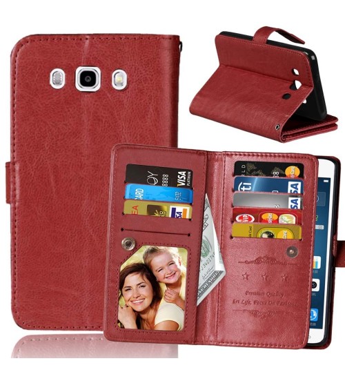 Galaxy J2 PRIME double wallet leather case