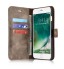 iPhone 7 plus case wallet 3 cards leather detachable case