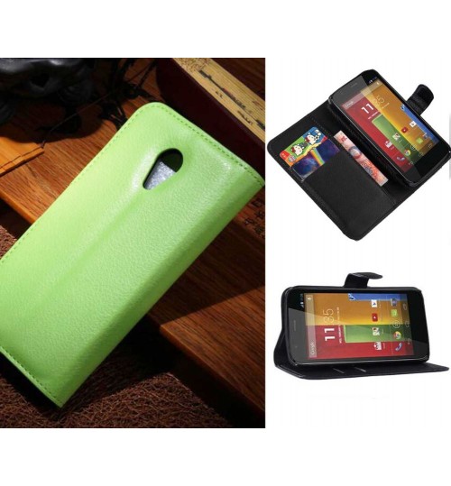 Moto G2 Wallet leather cover+pen
