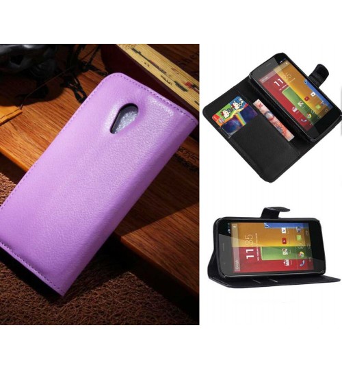 Moto G2 Wallet leather cover+pen