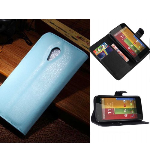 Moto G2 Wallet leather cover+pen