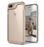 iPhone 7 Plus case plating bumper with clear gel back cover case