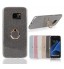 Gaxlaxy S7 Soft tpu Bling Kickstand Case with Ring Rotary Metal Mount