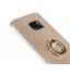 Gaxlaxy S7 EDGE Soft tpu Bling Kickstand Case with Ring Rotary Metal Mount