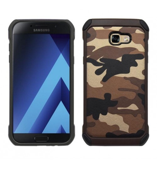 Galaxy A7 2017 impact proof heavy duty camouflage case