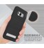Galaxy S8 PLUS Slim Armor Carbon Fiber Brushed TPU Soft Kickstand cover case