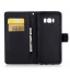 Galaxy S8 case wallet leather case printed