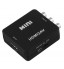 Mini 1080P HDMI to RCA Audio Video AV CVBS Adapter Converter For HDTV Black