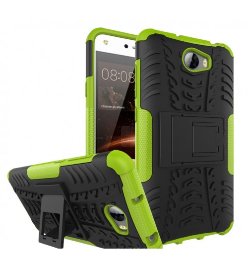 HUAWEI Y5 II Case HUAWEI Y6 ELITE CASE Heavy Duty Kickstand case