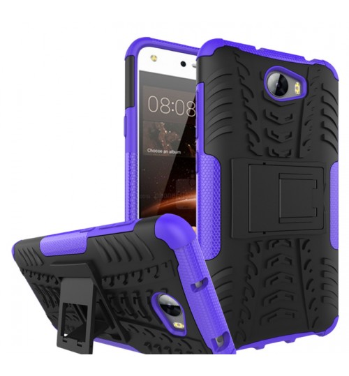 HUAWEI Y5 II Case HUAWEI Y6 ELITE CASE Heavy Duty Kickstand case