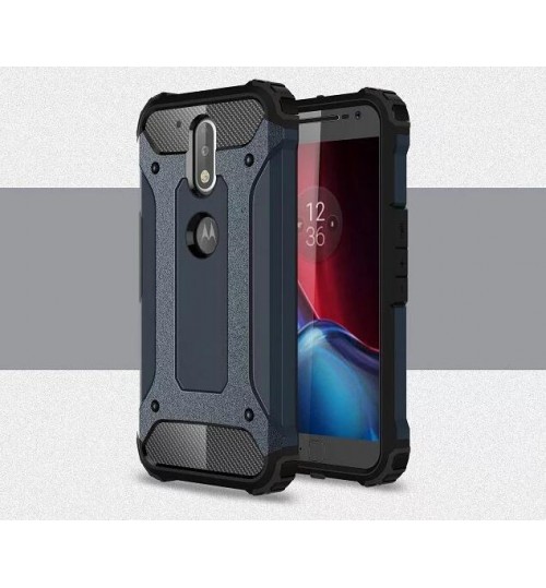 MOTO G4 Plus Case Armor Rugged Heavy Duty Holster Case