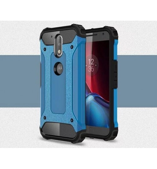 MOTO G4 Plus Case Armor Rugged Heavy Duty Holster Case