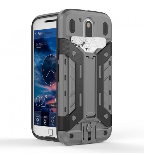 MOTO G4 plus Case Card Holder Kickstand Case