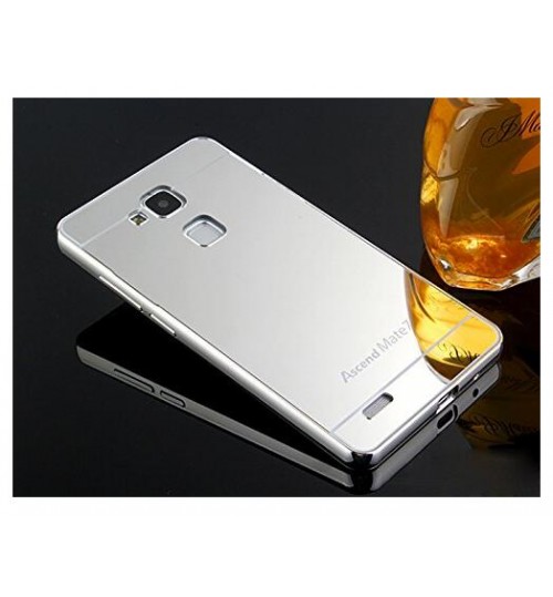 HUAWEI MATE 7 case Slim Metal bumper with mirror back cover case