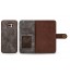 Sumsung Galaxy S7 case wallet 4 cards leather detachable case