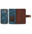 Sumsung Galaxy S7 case wallet 4 cards leather detachable case