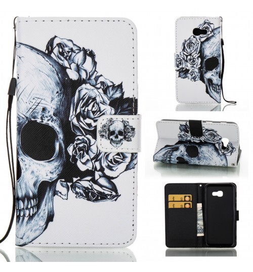 Galaxy A5 2017 case wallet leather case printed