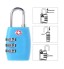 TSA Resettable 3 Digit Combination Lock Travel Luggage Suitcase Lock Padlock