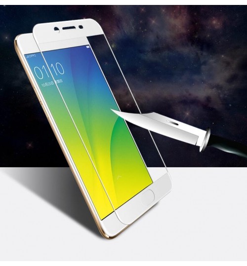 Oppo R9S fully covered Curved Tempered Glass sreen protector