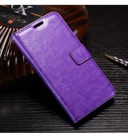 Huawei P10 LITE vintage fine leather wallet case