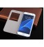 Galaxy S8 plus Smart Leather Flip window case