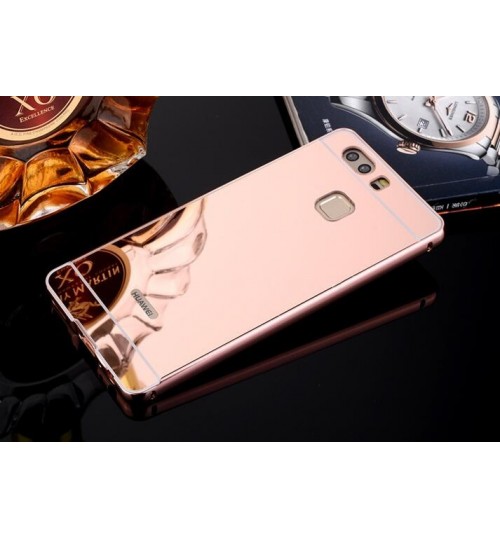 HUAWEI P9 case Slim Metal bumper with mirror back cover case