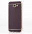 Galaxy A7 2017 Slim Bumper with back TPU Leather soft Case