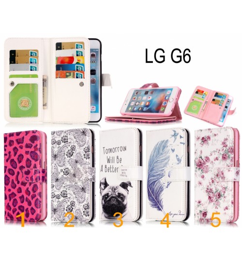 LG G6 Multifunction wallet leather case