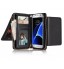 Samsung Galaxy S7 retro wallet  Leather Zip case detachable