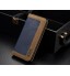 Galaxy S8 plus contrast denim folio wallet case magnetic closure