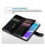 Htc M8 Double Wallet Leather Case 9 Card Slots - Rose Gold