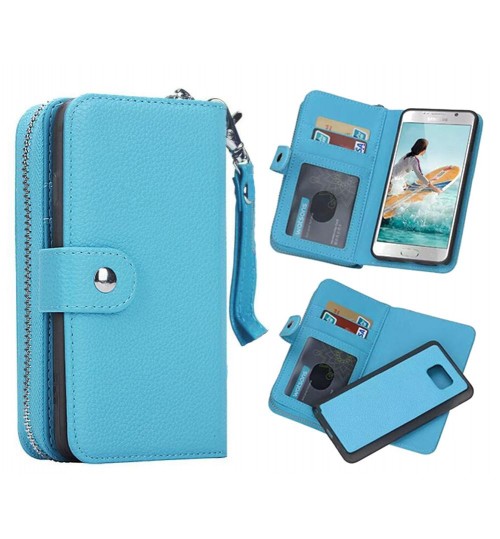 Galaxy S6 detachable full wallet leather case