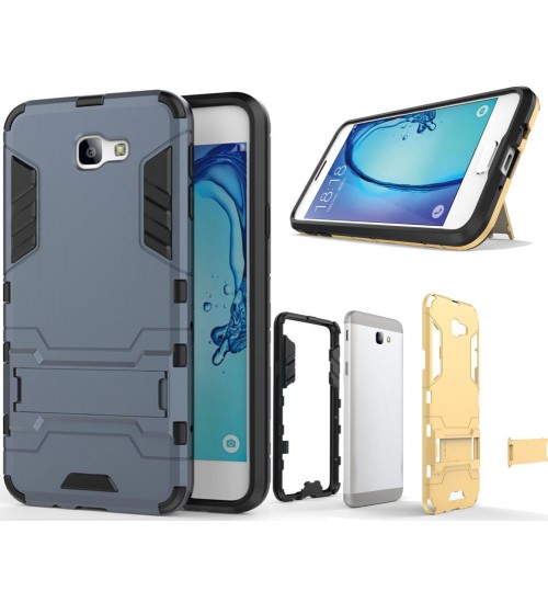 Galaxy J7 Prime Case Heavy Duty Hybrid Kickstand Case